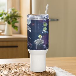 ZAG Corals Travel Mug with a Handle