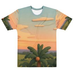 Boy2x Palm Trees Men's Crew Neck T-Shirt