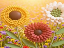 3D Legumes Flower 