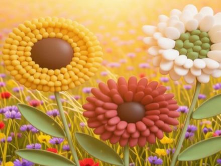 3D Legumes Flower 
