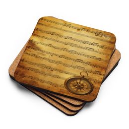 Nida2 Cork-Back Coaster