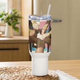 Rica Fists Travel Mug with a Handle