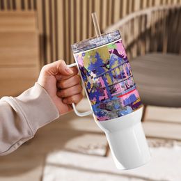 Bbluna60 Bridge Travel Mug with a Handle