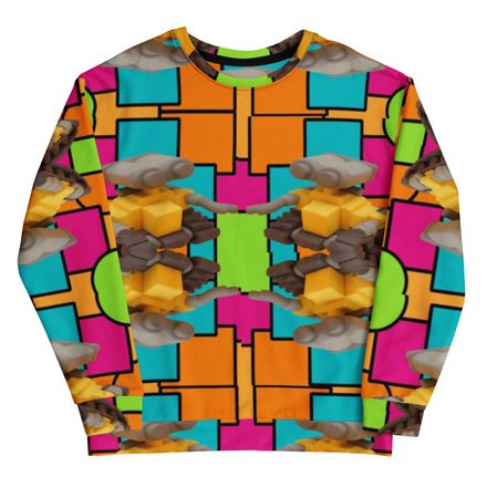 Bbluna60 Robot Recycled Unisex Sweatshirt