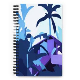 Julio Purple Spiral Notebook