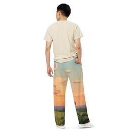 Boy2x Palm Trees Unisex Wide-Leg Pants