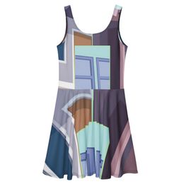 Julio Windows Skater Dress