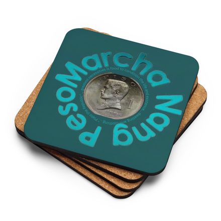 MNP Cork-Back Coaster