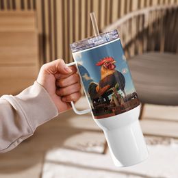 Lyn2x Rooster Travel Mug