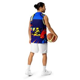 Boy2x  Unisex Basketball Jersey