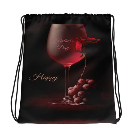 Mother's Day Drawstring Bag