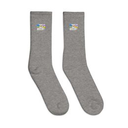 Lyn2x Halo Halo Embroidered Crew Socks 