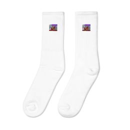Lyn2x Rooster Crew Socks