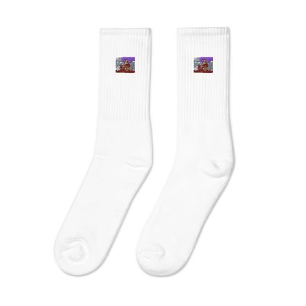 Lyn2x Rooster Crew Socks