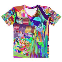 Bluna60 Abstract Desk Women's Crew Neck T-Shirt