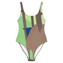 Glen Four Door  One-Piece Swimsuit