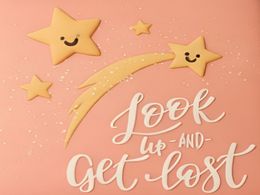 3D Stars Text
