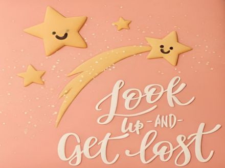 3D Stars Text