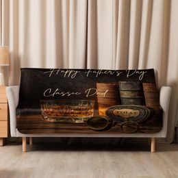 Father's Day Sublimated Sherpa Blanket