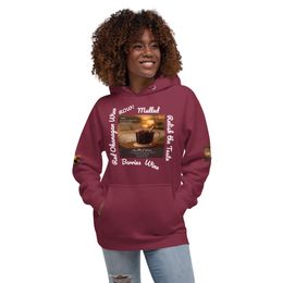 bbluna60 Mulled Wine Cotton Heritage M2580 Unisex Pullover Hoodie