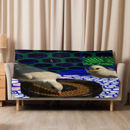 Juvy Birds Sublimated Sherpa Blanket