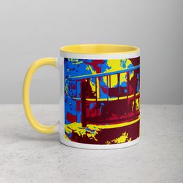 bbluna60 4Colors Ceramic Mug with Color Inside