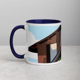 Julio Ceramic Mug with Color Inside