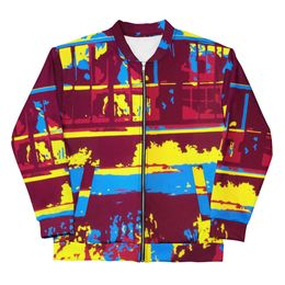 Bbluna60 4Colors Unisex Bomber Jacket
