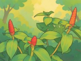 3D Three Lilies