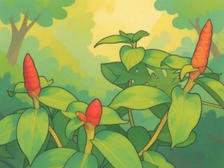 3D Three Lilies