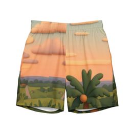 Boy2x Palm Trees Recycled Swim Trunks