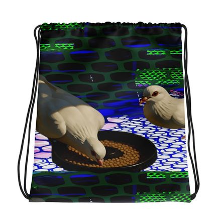 Juvy Birds Drawstring Bag