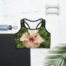 Nathy Yellow Gumamela Sports Bra