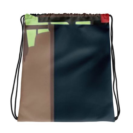 Glen Door Drawstring Bag