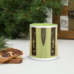 Connie's Decor Ceramic Mug with Color Inside