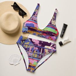 Dewbery60 Recycled High-Waisted Bikini