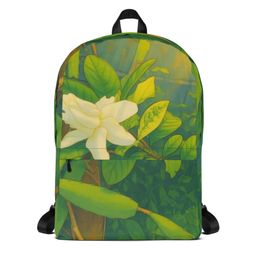 Nathy White Rose Backpack