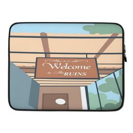 Lyn2x Ruins Laptop Sleeve