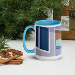 Julio Windows Ceramic Mug with Color Inside