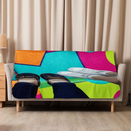 Rica Feet Sublimated Sherpa Blanket