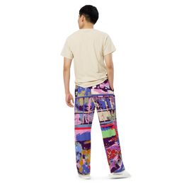 Bbluna60 Bridge Unisex Wide-Leg Pants