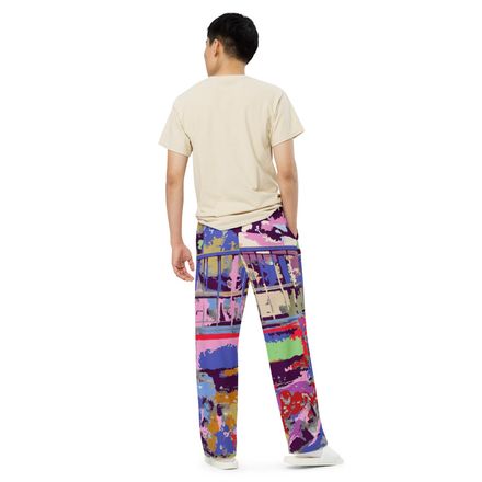 Bbluna60 Bridge Unisex Wide-Leg Pants
