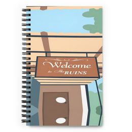 Lyn2x Ruins Spiral Notebook