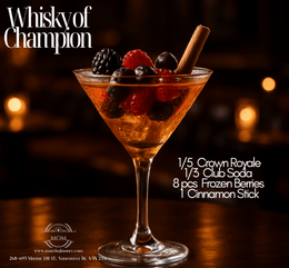 Whiskey of Champion Martini Recipe 
