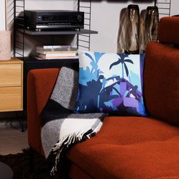 Julio Purple Basic Pillow Case