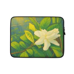 Nathy White Rose Laptop Sleeve