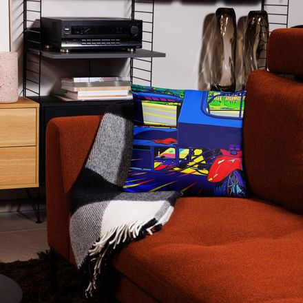 Boy2x Pedicab Throw Pillowcase