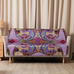 Bluna60 Portrait Sublimated Sherpa Blanket