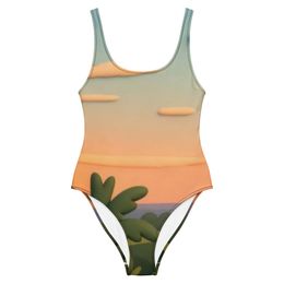 Boy2x Palm Trees One-Piece Swimsuit