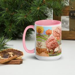 Josephine2 Ceramic Mug with Color Inside